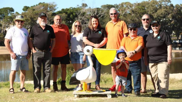 HASTINGS MEN SHED PORT MACQUARIE MAKE AN AWESOME DONATION TO REVIVE LAKE CATHIE image